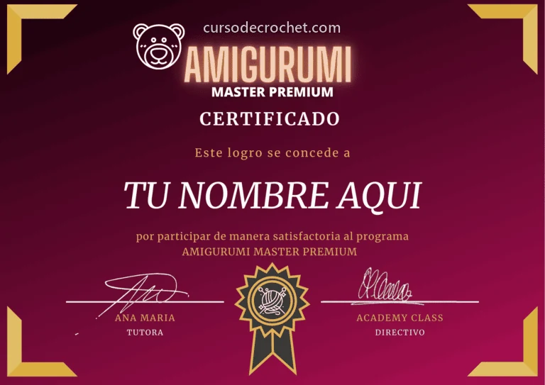 Certificado del curso