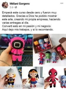 Comentario de una alumna del curso
